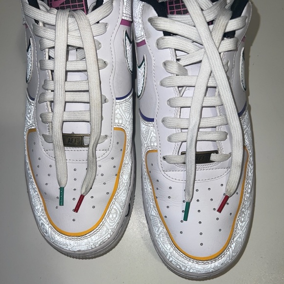Nike Air Force 1 ‘07 Low Day of the Dead Size 11.5. CT1138-100 2019 - Picture 3 of 12